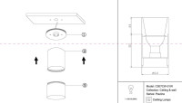  - Потолочный светильник Technical C007CW-01W
