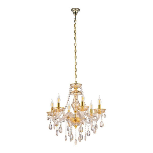 Подвесная люстра Lumina Deco Eliza LDP 7025-6 GD 