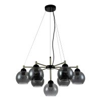  - Подвесная люстра Indigo Grappoli 11029/7P Black V000216