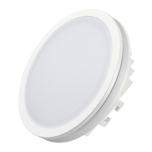 Светодиодная панель LTD-115SOL-15W Warm White (Arlight, IP44 Пластик, 3 года) Круглый светильник с контурным свечением. Корпус IP44 белый + вставка поликарбонат PC. Цвет БЕЛЫЙ ТЕПЛЫЙ 3000К, св.поток 1050-1200 лм, угол 120°+180°. Питание 180-240VAC, 15Вт (драйвер 400mA 26-40V в комплекте). Размеры 115х40 мм, установка в отв.105 мм, высота мин.40 мм.
