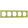 Рамка Werkel Favorit на 5 постов фисташковый WL01-Frame-05 4690389098697 - Рамка Werkel Favorit на 5 постов фисташковый WL01-Frame-05 4690389098697