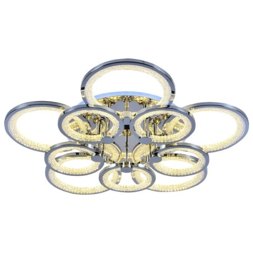 Потолочная светодиодная люстра Profit Light 8002/5+5 CHR 