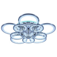  - Потолочная светодиодная люстра Profit Light 8002/5+5 CHR