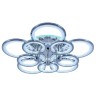 Потолочная светодиодная люстра Profit Light 8002/5+5 CHR - Потолочная светодиодная люстра Profit Light 8002/5+5 CHR