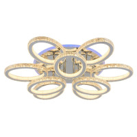  - Потолочная светодиодная люстра Profit Light 8033/6+3 CHR