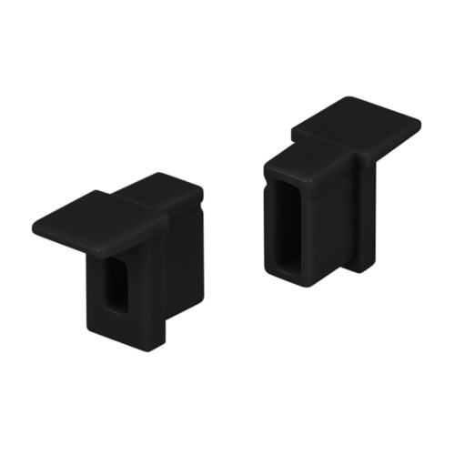 Заглушка SL-MINI-6-H9 BLACK c отверстием (Arlight, Пластик) 