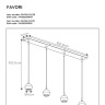 Подвесной светильник Lucide Favori 09434/04/31 - Подвесной светильник Lucide Favori 09434/04/31