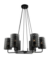  - Подвесная люстра Lumien Hall Тейл 4002/6P-BK-GR