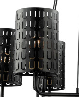  - Подвесная люстра Lumien Hall Тейл 4002/6P-BK-GR