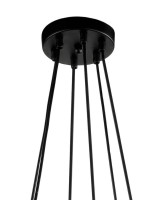  - Подвесная люстра Lumien Hall Тейл 4002/6P-BK-GR