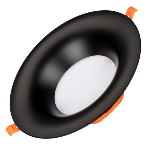 Светильник MS-BLIZZARD-BUILT-R215-20W Warm3000 (BK, 100 deg, 230V) (Arlight, IP20 Металл, 3 года) Встраиваемый светильник даунлайт. Мощность 20 Вт, св. поток 1790 лм, 90 лм/Вт, теплый 3000 K, CRI>90, угол 100°, напряжение питания 230 В. Черный круглый корпус из алюминия, степень защиты IP20. Размер: диаметр 215 мм, высота 90 мм. Монтаж встраиваемый, установочное отверстие: диаметр 200 мм. Пульсация 