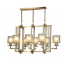 Подвесная люстра Lumina Deco Manhattan LDP 8012-8P F.GD - Подвесная люстра Lumina Deco Manhattan LDP 8012-8P F.GD