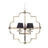 Подвесная люстра Lumina Deco Baltimore LDP 8020-4 GD+BK - Подвесная люстра Lumina Deco Baltimore LDP 8020-4 GD+BK