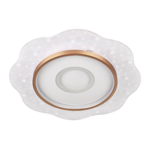 Потолочный cветильник LED4U L1028-500 WH-GD 