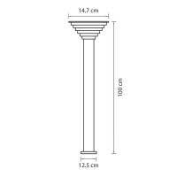  - Уличный светодиодный светильник Lightstar Piatto 379747