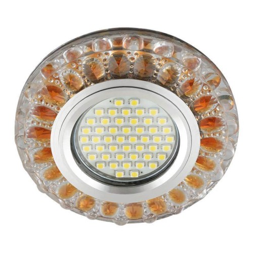 Встраиваемый светильник Fametto Luciole DLS-L151 Gu5.3 Glassy/Gold 
