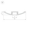 Профиль ARH-FLAT-2000 ANOD (Arlight, Алюминий) - Профиль ARH-FLAT-2000 ANOD (Arlight, Алюминий)