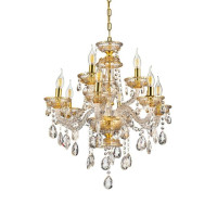  - Подвесная люстра Lumina Deco Eliza LDP 7025-6+3 GD