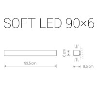  - Настенный светодиодный светильник Nowodvorski Soft Led 9524
