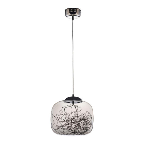 Подвесной светодиодный светильник Lumina Deco Daisy LDP 6823-300 CHR+GY 
