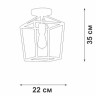 Потолочный светильник Vitaluce V3766-1/1PL - Потолочный светильник Vitaluce V3766-1/1PL