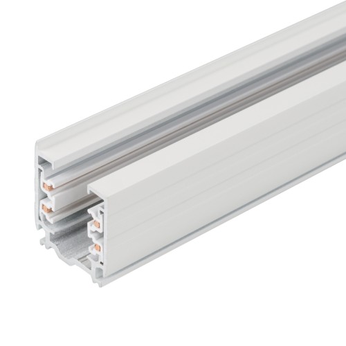 Трек LGD-D3P-2000 White-M (Arlight, IP20 Металл, 3 года) 3-фазный трек 4TR, на 4 провода, длина 2м. Цвет молочный белый RAL9010. Коннектор питания и заглушка приобретаются отдельно. Размер ДxШxВ: 2000x31x35мм. При использовании с треками и аксессуарами другой серии возможно отличие по цвету.