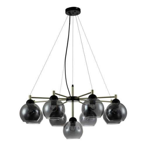 Подвесная люстра Indigo Grappoli 11029/9P Black V000217 Подвесная люстра Indigo Grappoli 11029/9P Black V000217