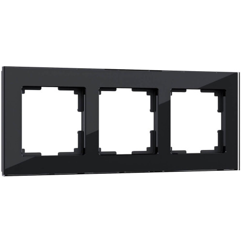 Рамка Werkel Favorit на 3 поста черный W0031108 4690389159787 
