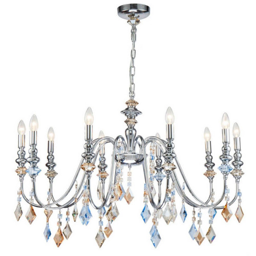 Подвесная люстра Lucia Tucci Maya 4450.10 Chrome 