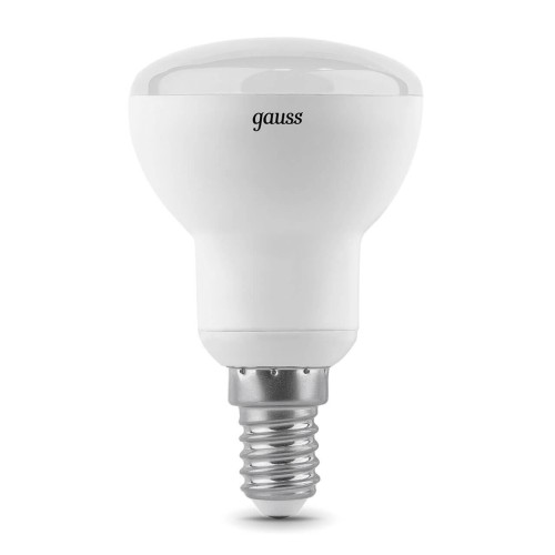 Лампа светодиодная рефлекторная Gauss E14 6W 3000K матовая 106001106 