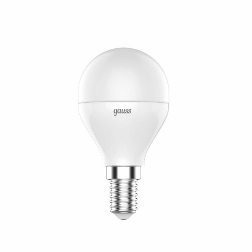 Лампа светодиодная диммируемая Gauss E14 6W RGBW матовая 105101406 