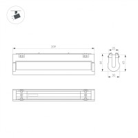  - Светильник MAG-VIBE-LASER-TURN-L209-12W Day4000-MIX (BK, 24 deg, 48V, DALI) (Arlight, IP20 Металл, 5 лет)