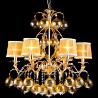  - Подвесная люстра Arte Lamp Monarch A1199LM-6GO