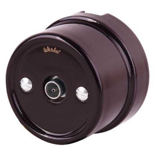 ТВ розетка Werkel Retro коричневая WL18-02-05 4690389100734 