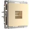 Розетка Werkel Ethernet RJ-45 шампань W1181011 4690389157479 - Розетка Werkel Ethernet RJ-45 шампань W1181011 4690389157479