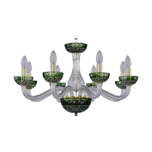 Подвесная люстра Bohemia Ivele 1309/8/240 G Cl/Clear-Green/H-1J 