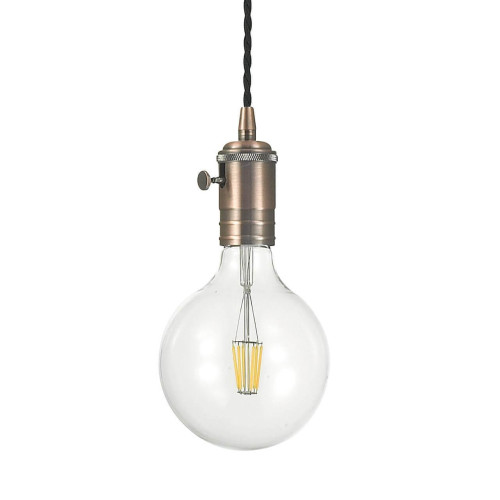 Подвесной светильник Ideal Lux Doc SP1 Rame Antico 163123 