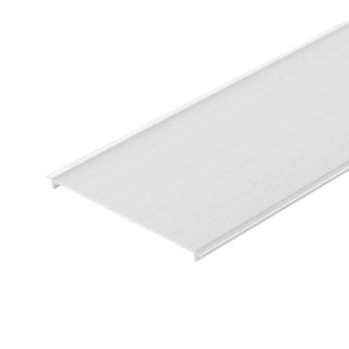 Экран LINIA140-2000 (Arlight, Пластик) Микропризматический экран к профилям TOP-LINIA140. Размер 2000х129х8 мм. Микропризмы на внутренней стороне.