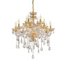 Подвесная люстра Lumina Deco Eliza LDP 7025-8+4 GD - Подвесная люстра Lumina Deco Eliza LDP 7025-8+4 GD
