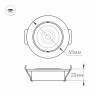 Светодиодный светильник LTM-R65WH 5W White 10deg (Arlight, IP40 Металл, 3 года) - Светодиодный светильник LTM-R65WH 5W White 10deg (Arlight, IP40 Металл, 3 года)