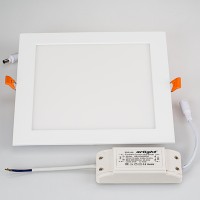  - Светильник DL-225x225M-21W Warm White (Arlight, IP40 Металл, 3 года)