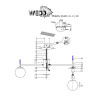 Потолочная люстра Wedo Light Монкиеро 66405.01.13.08 - Потолочная люстра Wedo Light Монкиеро 66405.01.13.08