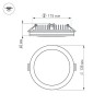 Светодиодная панель LTD-135SOL-20W Day White (Arlight, IP44 Пластик, 3 года) - Светодиодная панель LTD-135SOL-20W Day White (Arlight, IP44 Пластик, 3 года)