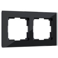  - Рамка Werkel Favorit на 2 поста черный WL01-Frame-02 4690389063404