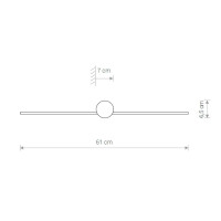  - Настенный светодиодный светильник Nowodvorski Triangles Led 8127