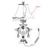 Настольная лампа Odeon Light Safira 2802/1T - Настольная лампа Odeon Light Safira 2802/1T