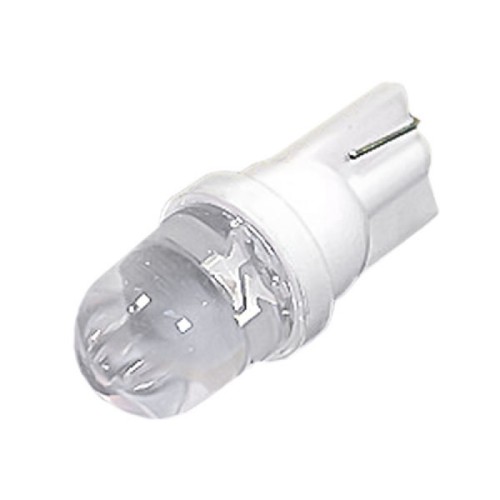 Автолампа ARL-T10 Red 10mm LED (12V, W5W Wedge, HR) (Arlight, Закрытый) 12V КРАСНАЯ (безцокольная W2,1x9,5d) светодиодная автолампочка, круглая линза (угол 30-40 градусов). Для салона, стоп-сигналов, поворотов.