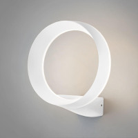  - Уличный настенный светодиодный светильник Elektrostandard Ring 1710 Techno Led белый 4690389175961