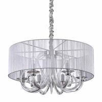  - Подвесная люстра Ideal Lux Swan SP6 Argento 208152