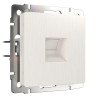 Телефонная розетка Werkel RJ-11 перламутровый рифленый WL13-RJ-11 4690389124303 - Телефонная розетка Werkel RJ-11 перламутровый рифленый WL13-RJ-11 4690389124303